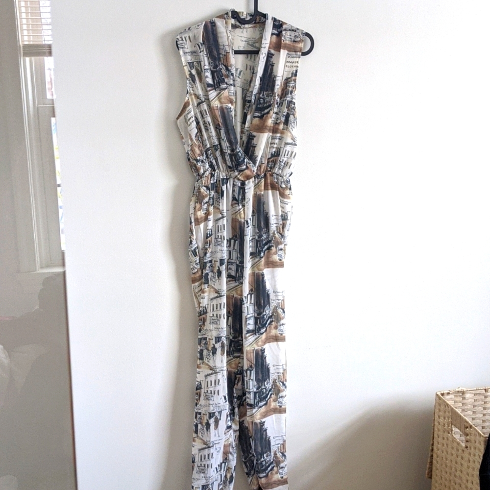American Apparel chiffon jumpsuit